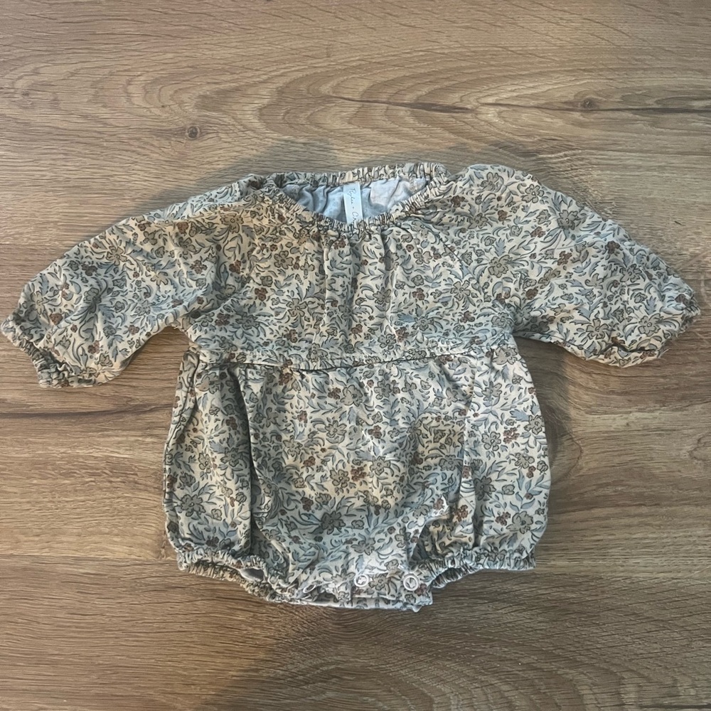 0-3 month Rylee + Cru bubble romper